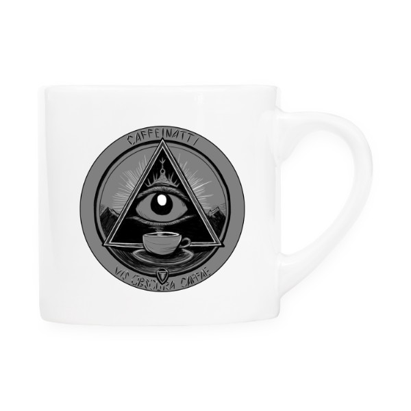 Hrnek espresso (Lungo) s potiskem Caffeinati