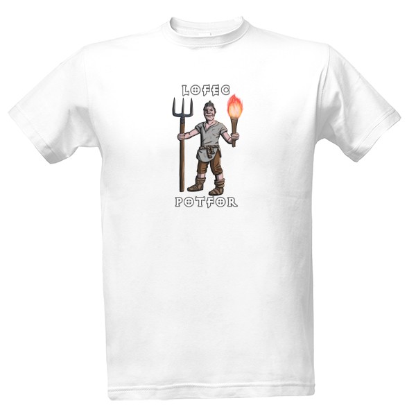 Tričko s potiskem Lofec potfor