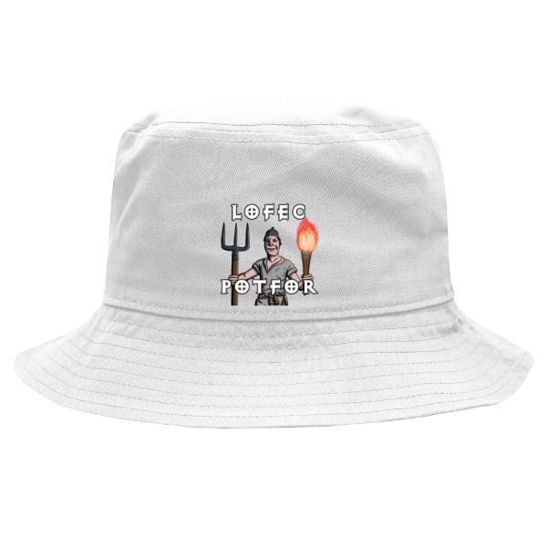 Klobouk s potiskem Lofec potfor