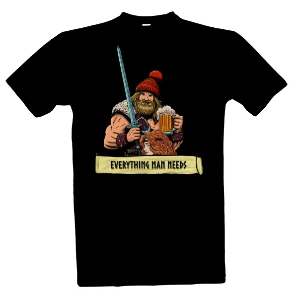 Tričko s potiskem Zrzky a pivo